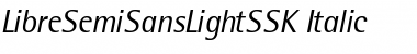 Download LibreSemiSansLightSSK Font