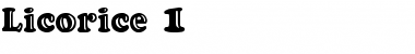 Download Licorice 1 Font Download Licorice 1 Font