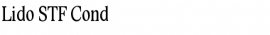 Download Lido STF Cond Font
