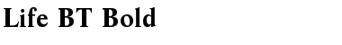 Download Life BT Font Download Life BT Font