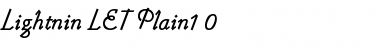 Download Lightnin LET Font