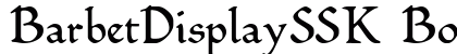 BarbetDisplaySSK Bold preview
