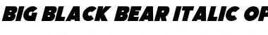 Download Big Black Bear Font