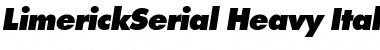 Download LimerickSerial-Heavy Font