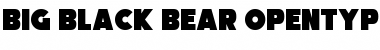 Big Black Bear Regular Font