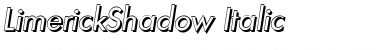 LimerickShadow Italic Font