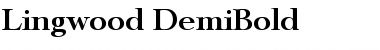 Lingwood-DemiBold Regular Font