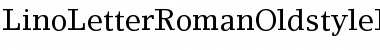 Download LinoLetterRomanOldstyleFigures Font