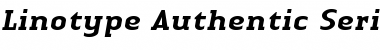 LTAuthenticSerif MediumItalic Medium Italic Font