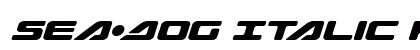 Sea-Dog Italic Regular Preview