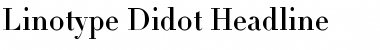 Linotype Didot Font