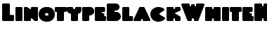 Download LTBlackWhiteHeadline Font