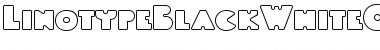 Download LTBlackWhiteOutline Font