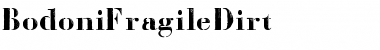 Download Bodoni Fragile Dirt Font