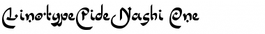 Download LTPideNashi One Font Download LTPideNashi One Font