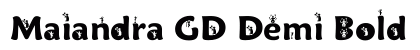 Maiandra GD Demi Bold Preview