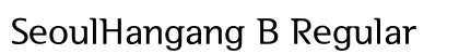SeoulHangang B Regular
