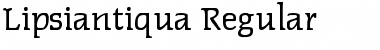 Lipsiantiqua Regular Font