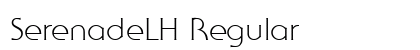 SerenadeLH Regular preview