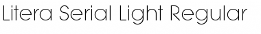 Download Litera-Serial-Light Font