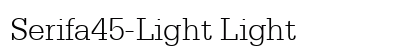Serifa45-Light Light preview