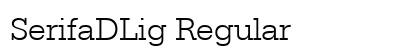 SerifaDLig Regular preview