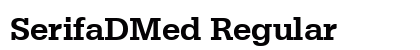 SerifaDMed Regular preview