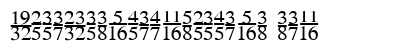 SeriFractionsVertical Plain preview