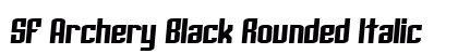 SF Archery Black Rounded Italic preview