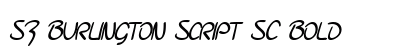 SF Burlington Script SC Bold Preview