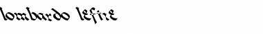 Download Lombardo Leftie Font