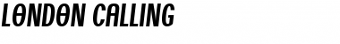 London Calling Regular Font