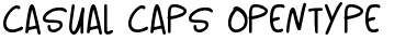 Casual Caps Regular Font