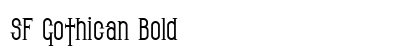 SF Gothican Bold preview