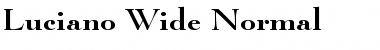 Download Luciano Wide Font