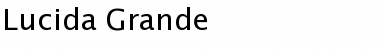 Lucida Grande Regular Font