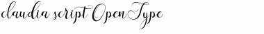 Download CLAUDIA Font Download CLAUDIA Font