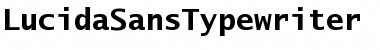 LucidaSansTypewriter Font