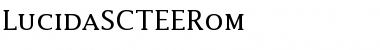 LucidaSCTEERom Font