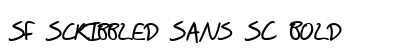 SF Scribbled Sans SC Bold preview