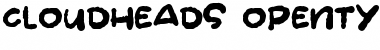 Cloudheads Regular Font