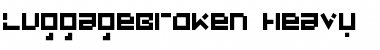 Download LuggageBroken Font