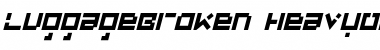 Download LuggageBroken Font