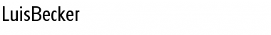Download LuisBecker Font