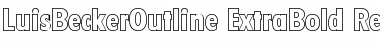 Download LuisBeckerOutline-ExtraBold Font