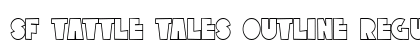 SF Tattle Tales Outline Regular preview