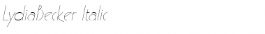 Download LydiaBecker Font