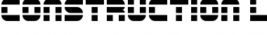 Construction Lines Regular Font