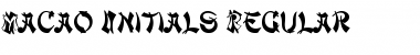 Macao-Initials Regular Font
