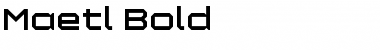 Maetl Bold Font